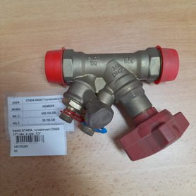 Ventil STADA 52-152-220 vyvažovací DN20 (1") uzav. s vyp. 1/2"