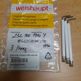Elektroda ionizační WG (skladem 3 kusy) zahnutá Weishaupt